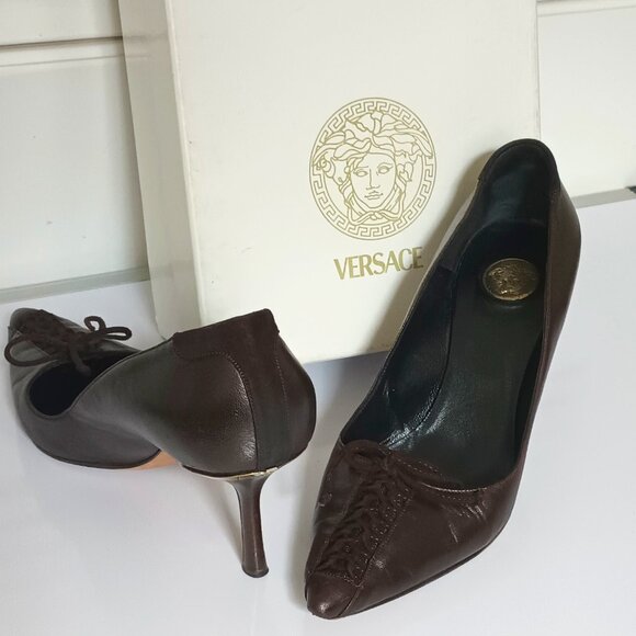 Versace Leather Heels